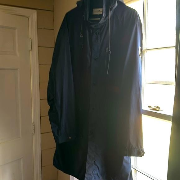 Men’s Coach raincoat XL Navy excellent condition - Picture 13 of 13